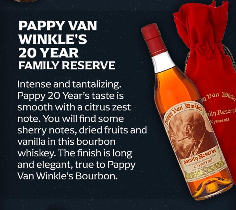 pappy van winkle family reserve 20 year