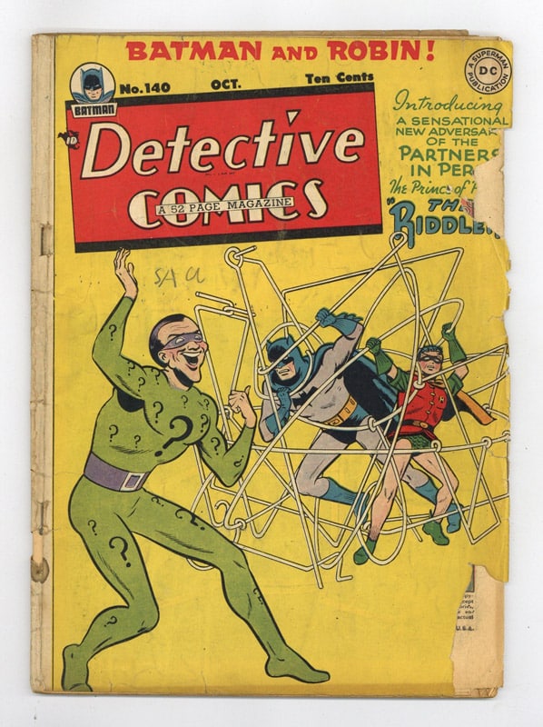 Detective Comics 140 - Riddler first appearance